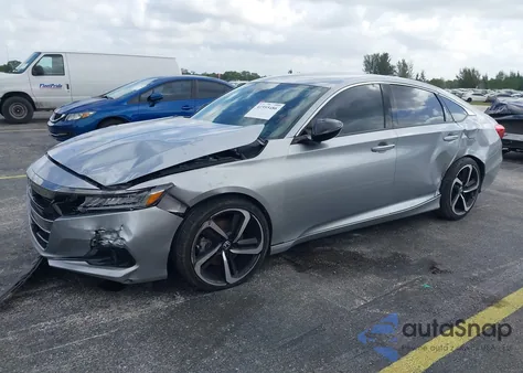 2021 Honda Accord Sport Special Edition из США, поврежденный, VIN 1HGCV1F40MA043950